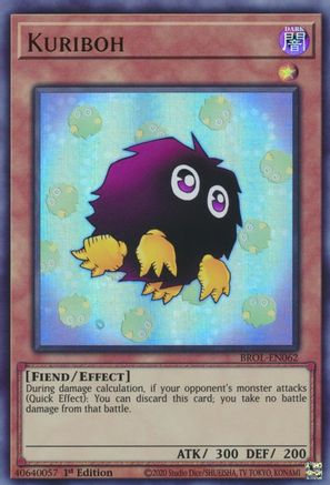 Kuriboh (BROL-EN062) - Ultra Rare - 1st Edition - Brothers of Legend