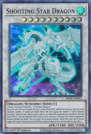 Shooting Star Dragon (BROL-EN071) - Ultra Rare - 1st Edition - Brothers of Legend