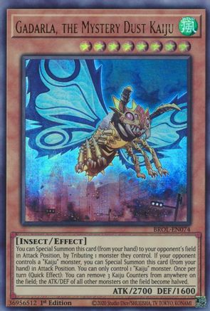 Gadarla, the Mystery Dust Kaiju (BROL-EN074) - Ultra Rare - Brothers of Legend