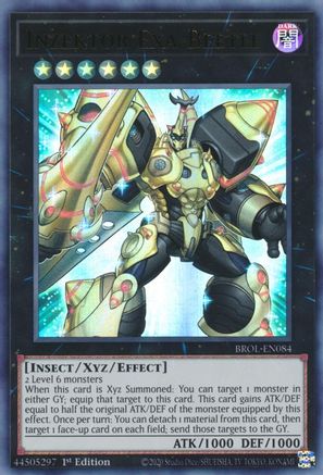 Inzektor Exa-Beetle (BROL-EN084) - Ultra Rare - 1st Edition - Brothers of Legend