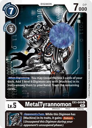MetalTyrannomon (EX1-049)  Common - Classic Collection