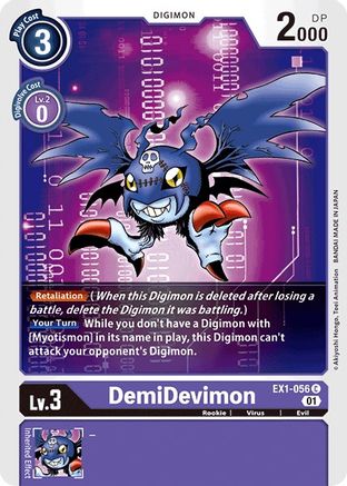 DemiDevimon (EX1-056)  Common - Classic Collection