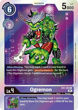 Ogremon (EX1-059) Foil Rare - Classic Collection