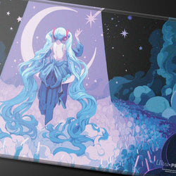 Ultra Pro: Hatsune Miku - Stitched Edge Playmat - Spring - Inspiring Vantage