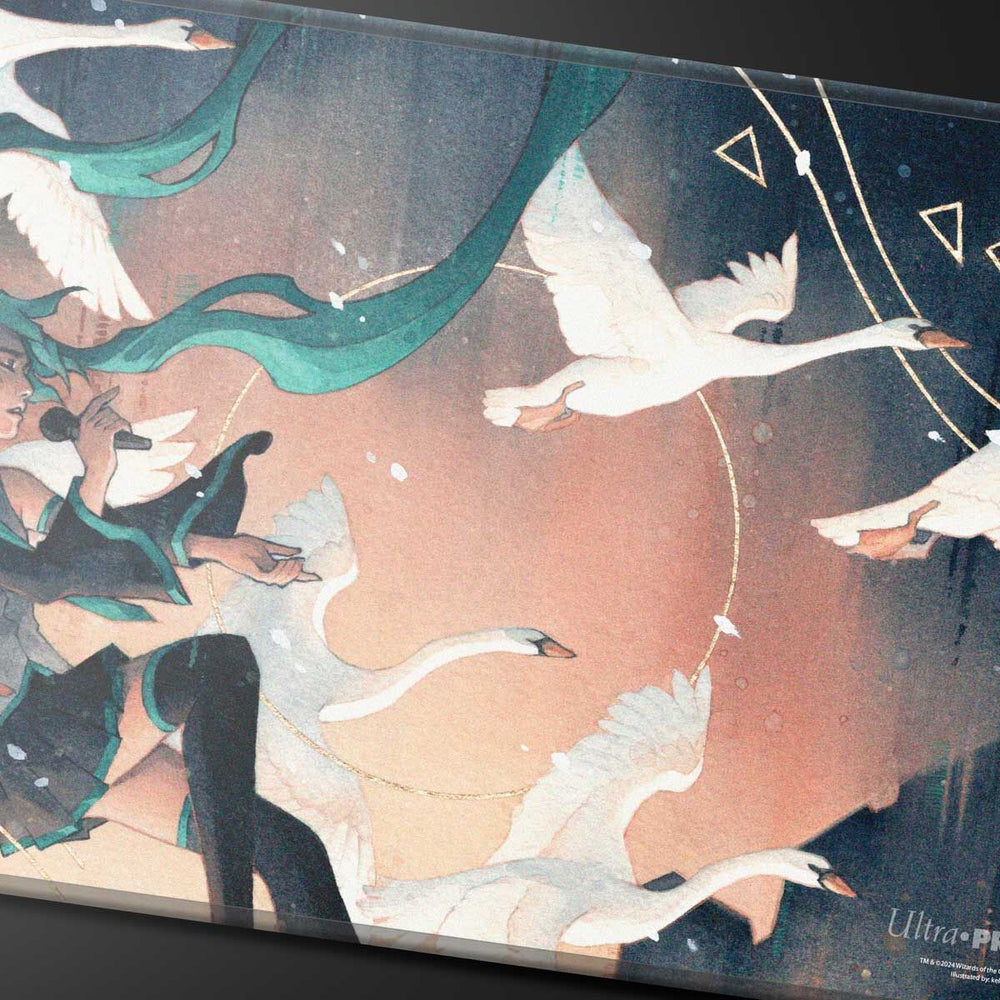 Ultra Pro: Hatsune Miku - Stitched Edge Playmat - Winter - Swan Song