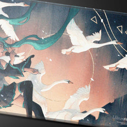 Ultra Pro: Hatsune Miku - Stitched Edge Playmat - Winter - Swan Song