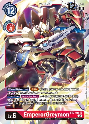 EmperorGreymon (BT7-016) Foil Super Rare - Next Adventure