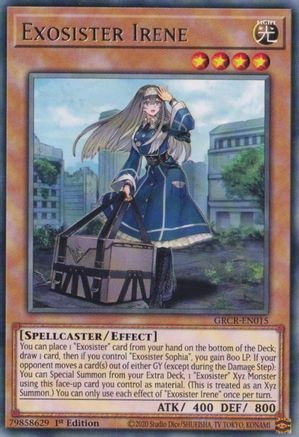 Exosister Irene (GRCR-EN015) - Rare - 1st Edition - The Grand Creators