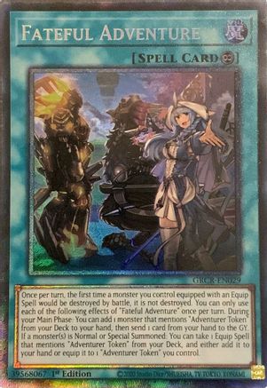 Fateful Adventure (CR) (GRCR-EN029) - Collector's Rare - The Grand Creators