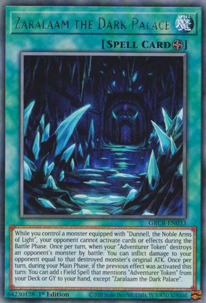 Zaralaam the Dark Palace (GRCR-EN033) - Rare - The Grand Creators