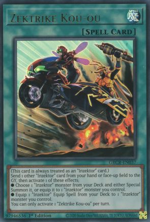 Zektrike Kou-ou (GRCR-EN037) - Ultra Rare - The Grand Creators