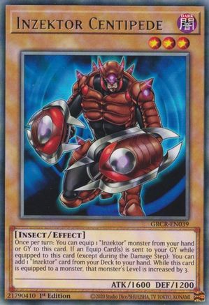 Inzektor Centipede (GRCR-EN039) - Rare - The Grand Creators