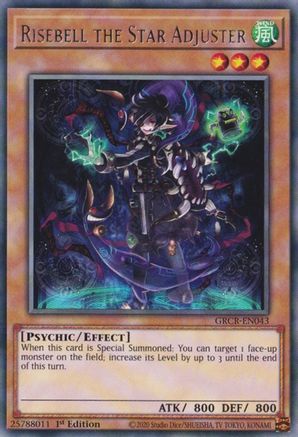 Risebell the Star Adjuster (GRCR-EN043) - Rare - 1st Edition - The Grand Creators