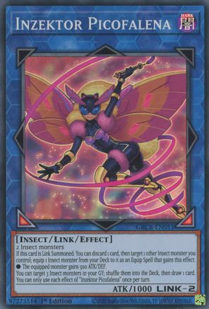 Inzektor Picofalena (GRCR-EN051) - Super Rare - 1st Edition - The Grand Creators