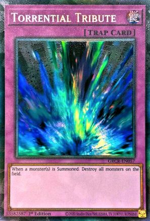 Torrential Tribute (CR) (GRCR-EN057) - Collector's Rare - The Grand Creators