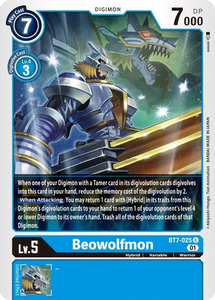 Beowolfmon (BT7-025)  Uncommon - Next Adventure