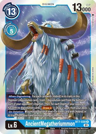 AncientMegatheriummon (BT7-030) Foil Rare - Next Adventure
