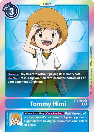 Tommy Himi (BT7-086) Foil Rare - Next Adventure
