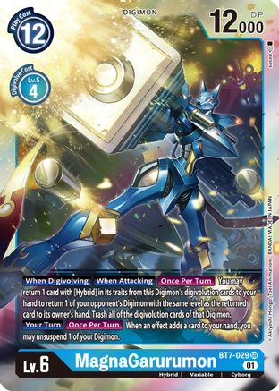 MagnaGarurumon (BT7-029) Foil Super Rare - Next Adventure