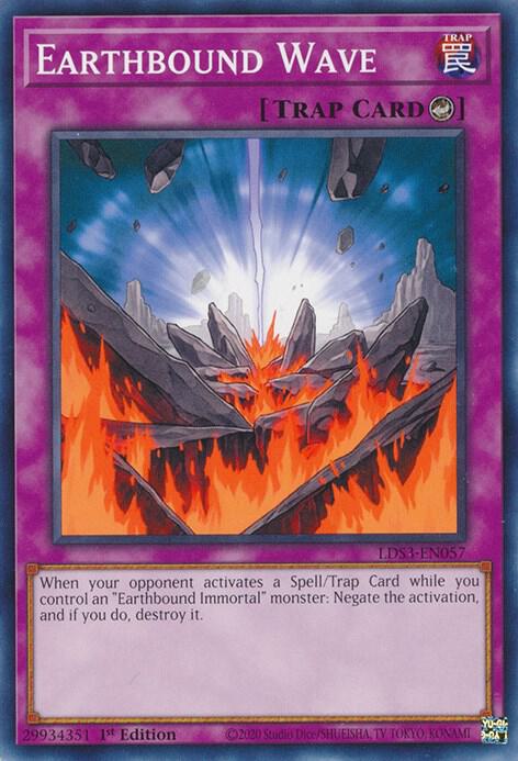 Earthbound Wave LDS3-EN057 (Legendary Duelists: Season 3)  - 1st Edition