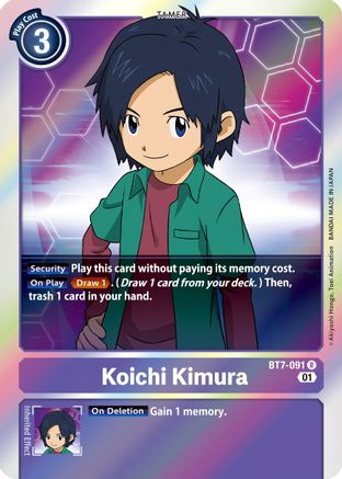 Koichi Kimura (BT7-091) Foil Rare - Next Adventure