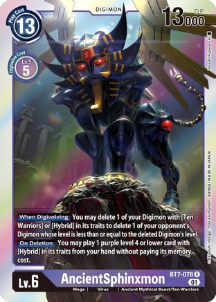 AncientSphinxmon (BT7-078) Foil Rare - Next Adventure