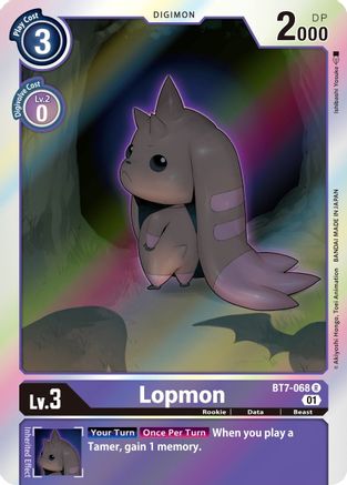 Lopmon (BT7-068) Foil Rare - Next Adventure
