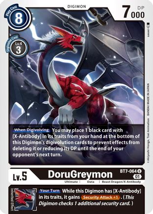 DoruGreymon (BT7-064)  Uncommon - Next Adventure