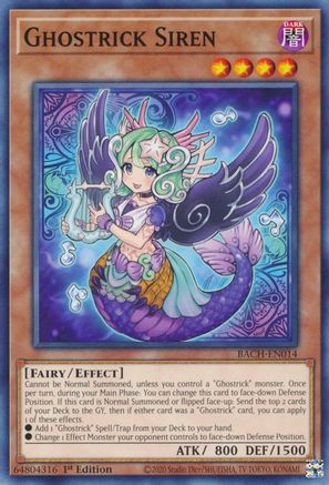 Ghostrick Siren (BACH-EN014) - Common - Battle of Chaos