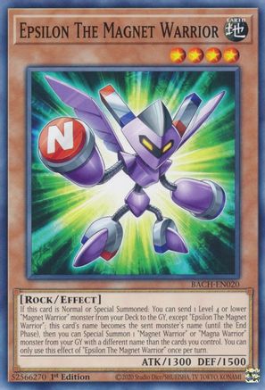 Epsilon The Magnet Warrior (BACH-EN020) - Common - Battle of Chaos