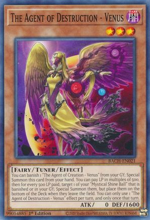 The Agent of Destruction - Venus (BACH-EN021) - Common - Battle of Chaos