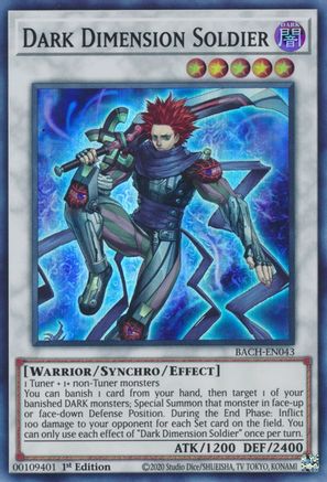 Dark Dimension Soldier (BACH-EN043) - Super Rare - Battle of Chaos