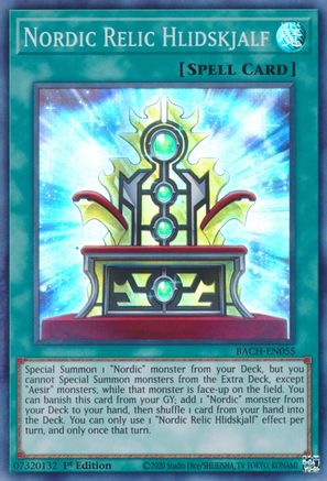 Nordic Relic Hlidskjalf (BACH-EN055) - Super Rare - Battle of Chaos