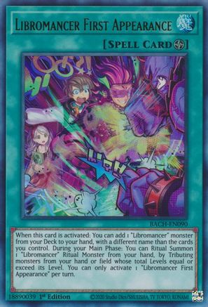 Libromancer First Appearance (BACH-EN090) - Ultra Rare - 1st Edition - Battle of Chaos