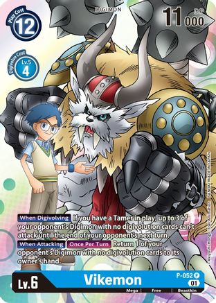 Vikemon (P-052) Foil Promo - Digimon Promotion Cards