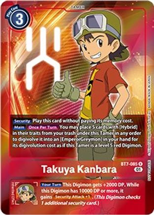 Takuya Kanbara (Box Topper) (BT7-085) Foil Rare - Next Adventure