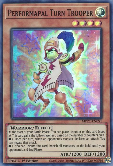 Performapal Turn Trooper MP21-EN091 (2021 Tin of Ancient Battles)  - 1st Edition