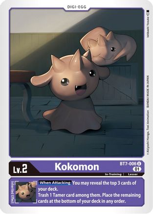 Kokomon (BT7-006)  Uncommon - Next Adventure