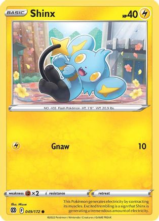 Shinx 49/172  - Common - SWSH09: Brilliant Stars