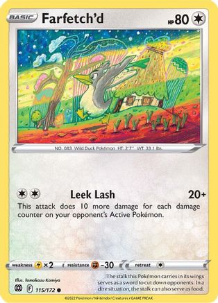 Farfetch'd 115/172  - Common - SWSH09: Brilliant Stars