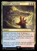Gandalf's Sanction 208/281 (Universes Beyond: The Lord of the Rings: Tales of Middle-earth) 