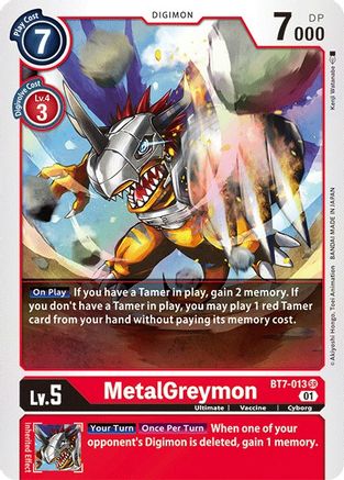 MetalGreymon (BT7-013) Foil Super Rare - Next Adventure