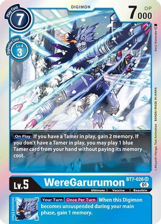 WereGarurumon (BT7-026) Foil Super Rare - Next Adventure