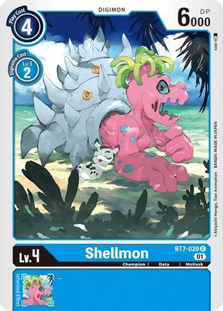 Shellmon (BT7-020)  Common - Next Adventure