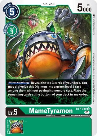 MameTyramon (BT7-049)  Uncommon - Next Adventure
