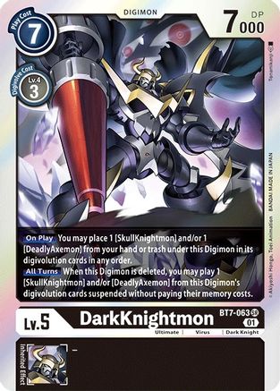DarkKnightmon (BT7-063) Foil Super Rare - Next Adventure