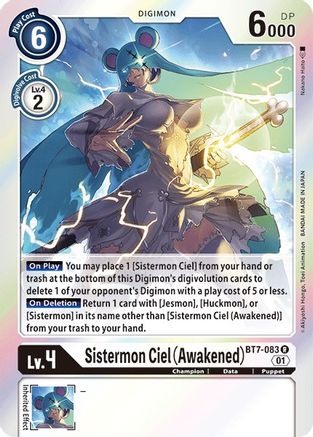 Sistermon Ciel (Awakened) (BT7-083) Foil Rare - Next Adventure