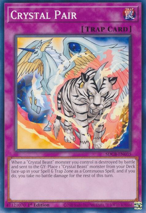 Crystal Pair SDCB-EN035 (Structure Deck: Legend of the Crystal Beasts)  - 1st Edition