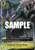 Capone"Gang"Bege OP04-100 (Kingdoms of Intrigue)  - Alternate Art Foil