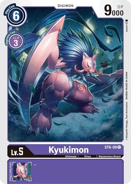 Kyukimon ST6-09 C (Starter Deck 06: Venomous Violet) 